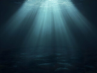 Underwater Rays 3D Background