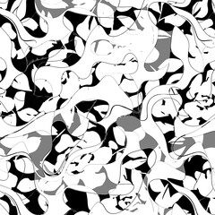 black and white seamless pattern