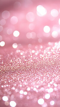 Pink Glitter Abstract Background