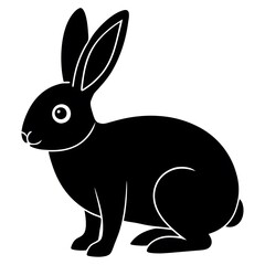 vector illustration of a rabbit