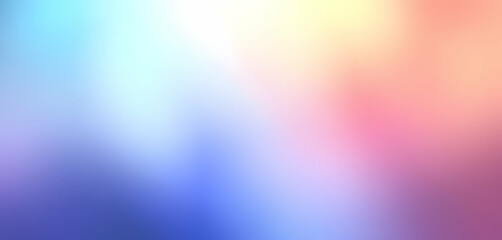 Obraz premium Soft pastel gradient, dreamy color blend, ethereal atmosphere, gentle transitions, pink and blue hues, misty background, delicate ombre effect, tranquil mood, abstract sky-like appearance, blurred wat