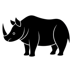 rhino vector illustration