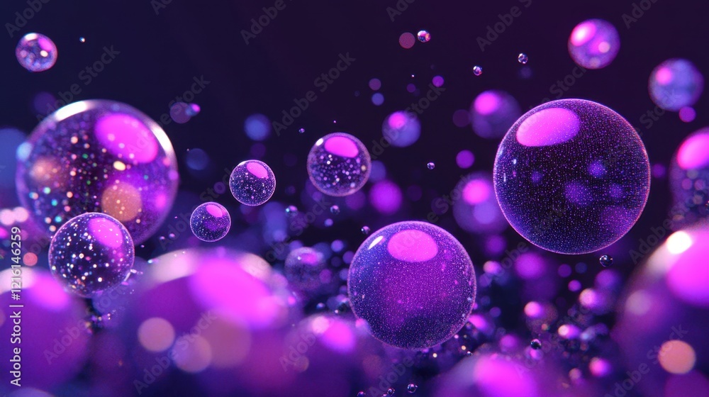 Poster neural network illustration with glowing spheres connected by intricate digital lines.
