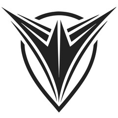 A Minimalist Sports Logo With Sharp Lines High Quality Editable Vector Design and illustration