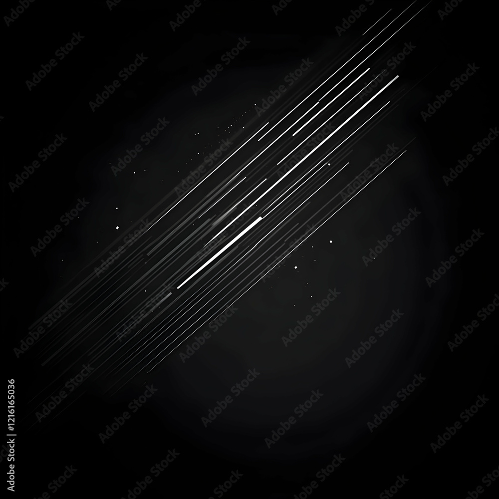 Aufkleber abstract background with diagonal white lines on black creates dynamic visual.