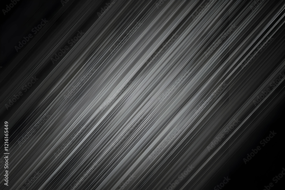Poster abstract background with diagonal gray and black stripes creates dynamic visual