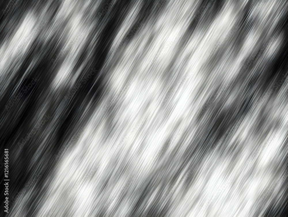 Poster abstract black and white diagonal lines background texture design with blurred motion effect