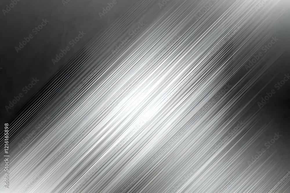 Poster abstract background with diagonal lines in shades of gray and white, creating a dynamic and modern l