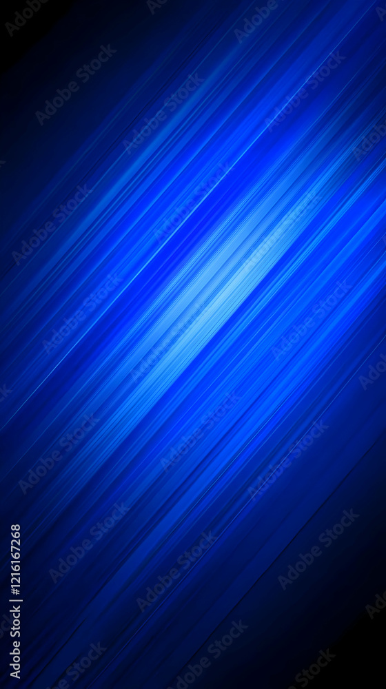 Poster abstract blue background creates dynamic diagonal lines with subtle lighting effects beautifully