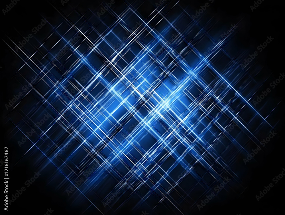 Aufkleber abstract blue lines background creates a dynamic visual with intersecting glowing beams beautifully.