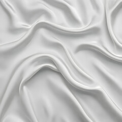 White Silk Drape Abstract Background