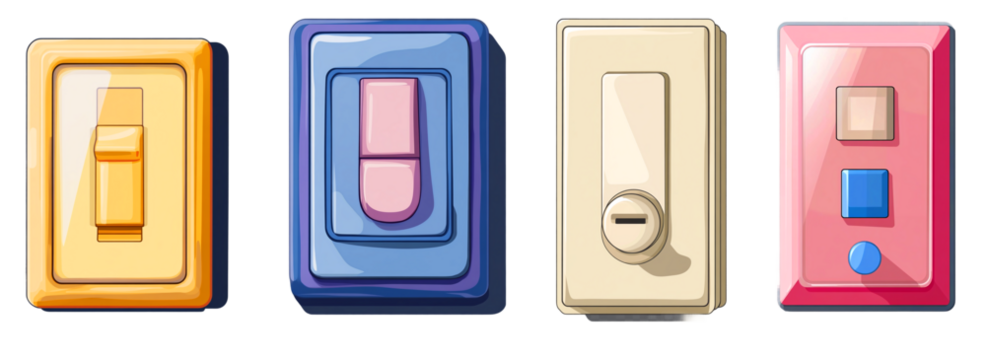 Futuristic UI Buttons