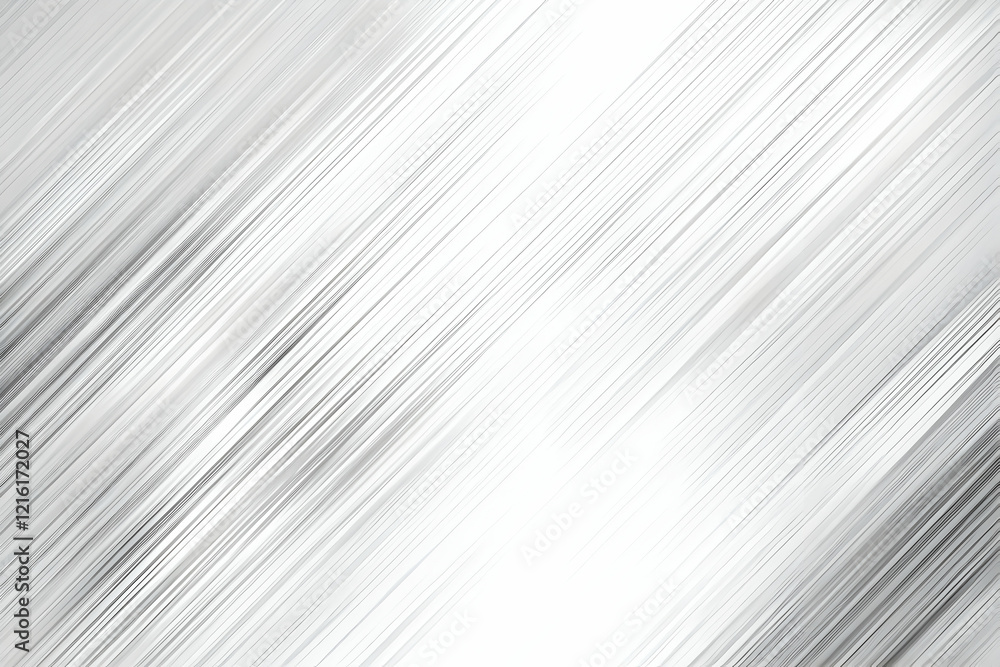 Poster abstract background with diagonal gray and white lines creates dynamic visual.