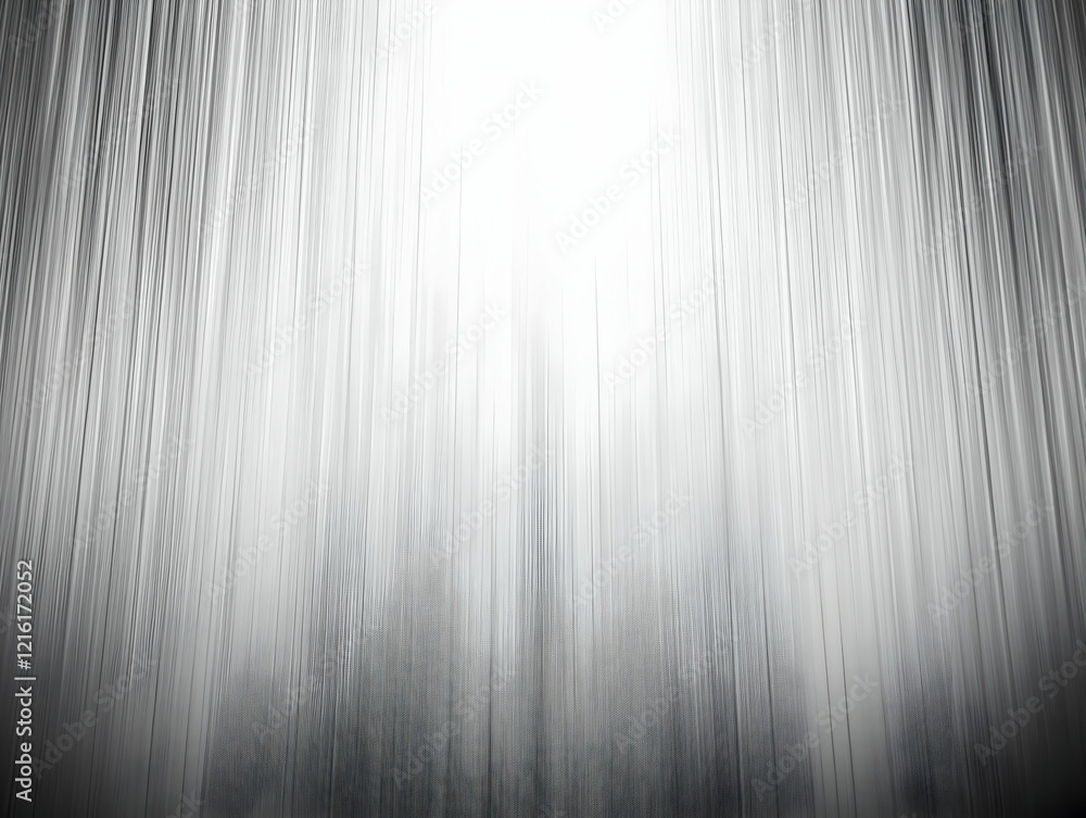 Poster abstract background with gray lines converging towards a bright center gradually fading to black