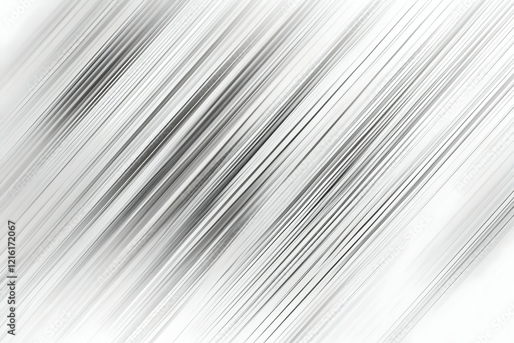 Poster abstract background with diagonal gray and white lines creates dynamic visual effect for modern desi