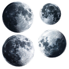 Realistic Moon Phases