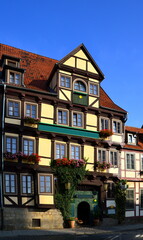 Historical Building in the Old Town of Quedlinburg, Saxony - Anhalt