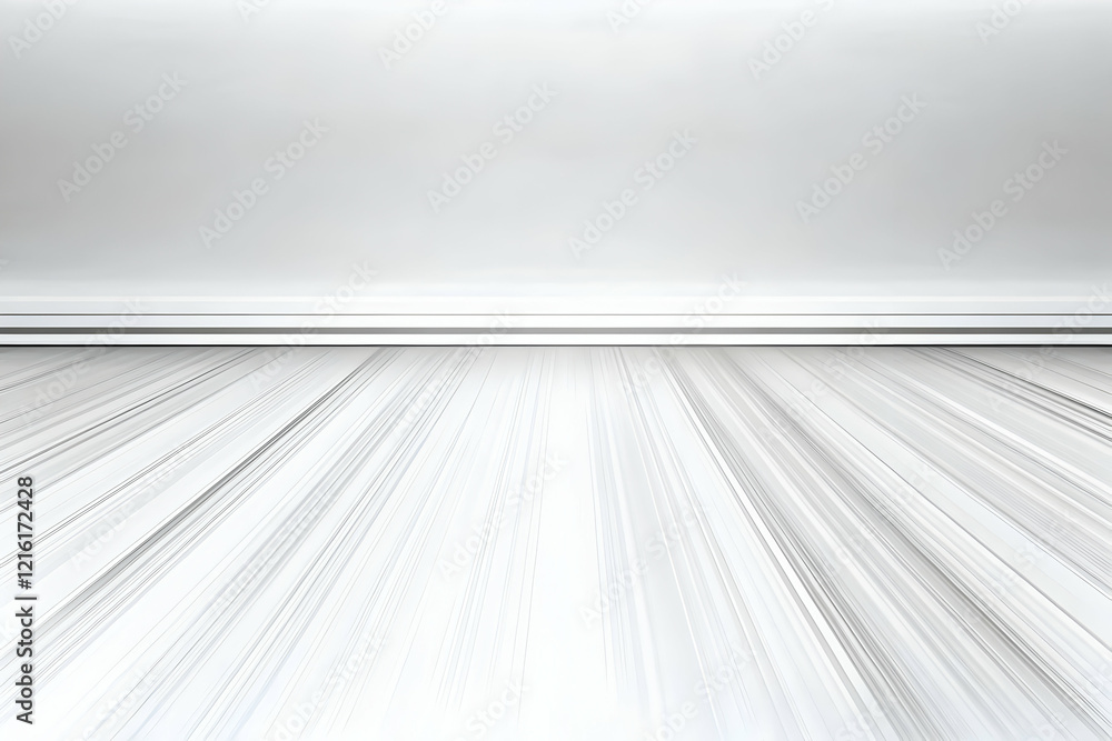 Poster abstract white and gray striped background creates a sense of depth and perspective with its dynamic