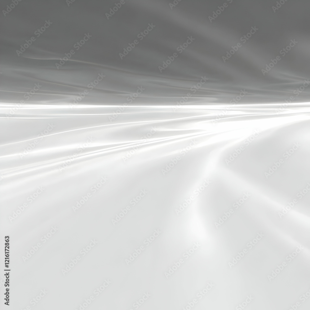 Poster abstract background with flowing white lines on a gray background. perfect for modern and minimalist