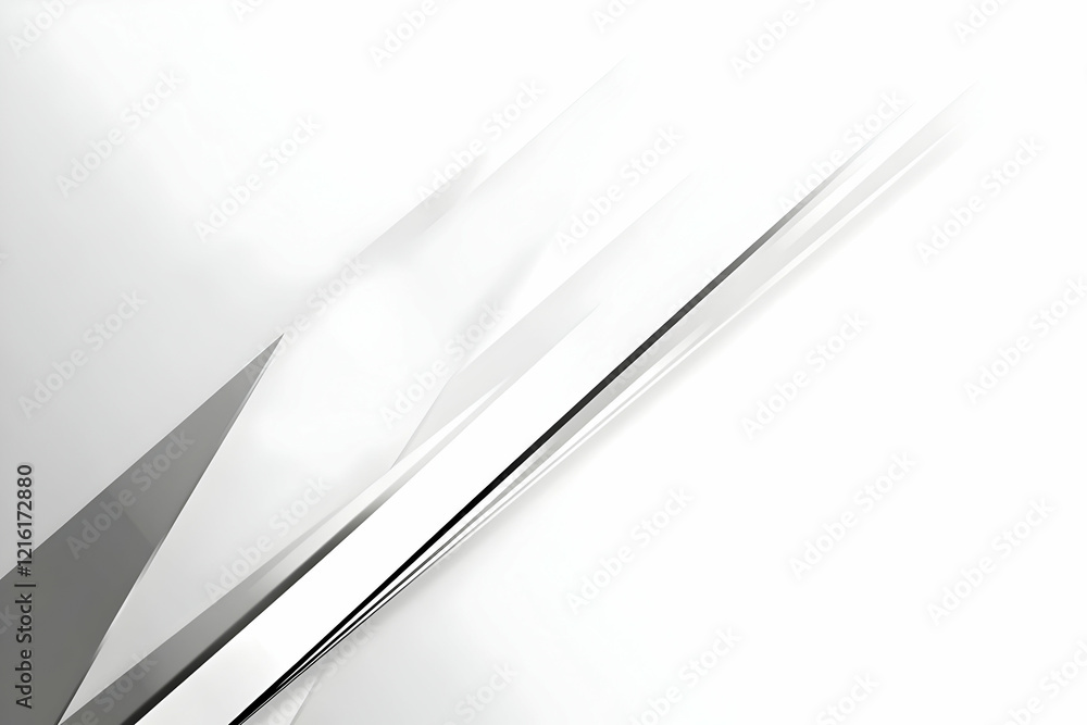 Poster abstract white and gray geometric background creates a clean modern design with subtle texture and d