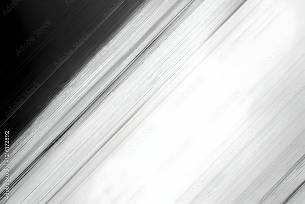 Poster abstract black and white diagonal lines background creates a dynamic and modern visual effect.