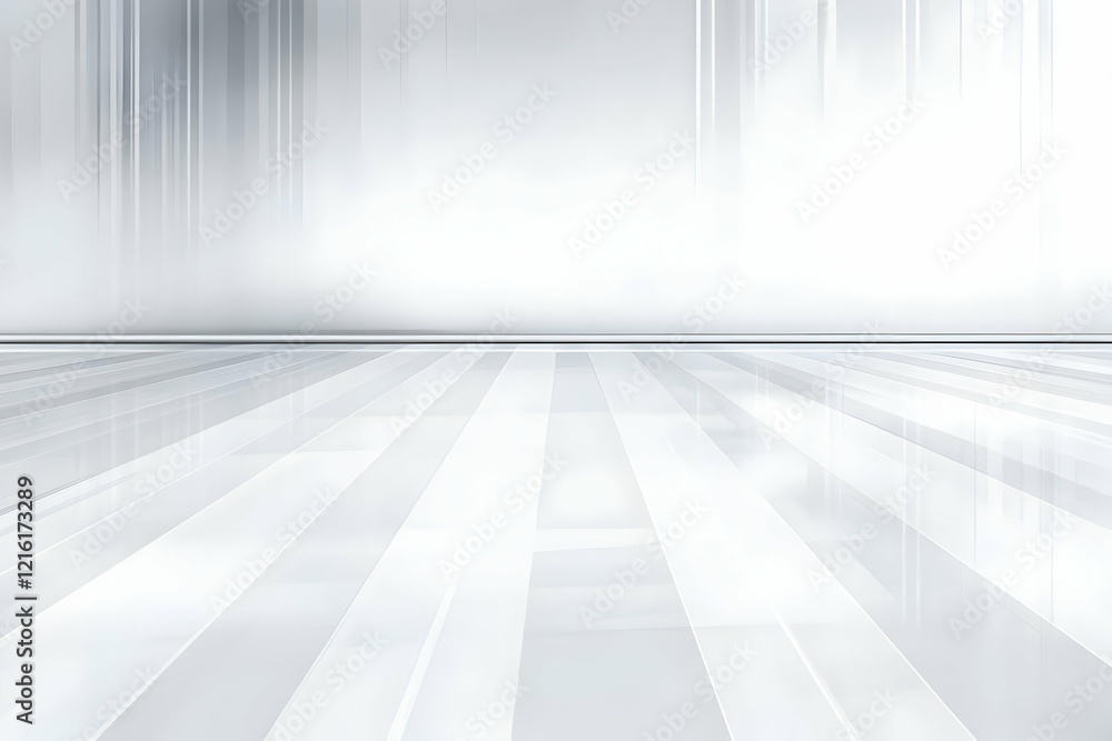 Poster abstract white background with perspective lines creates a modern and minimalist design for various 