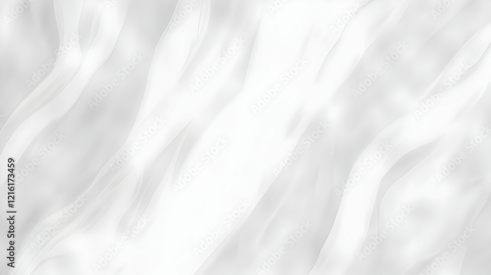 Aufkleber abstract white background flows smoothly and elegantly across the frame with soft curves.