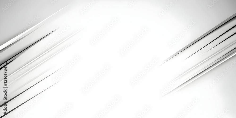 Aufkleber abstract white background with diagonal gray lines creates a dynamic and modern feel for designs