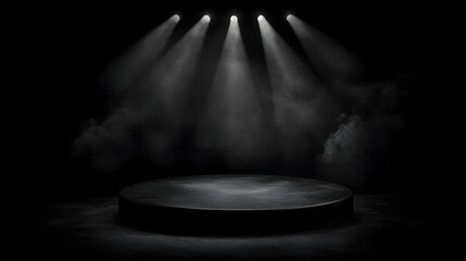 Dark Stage 3D Background