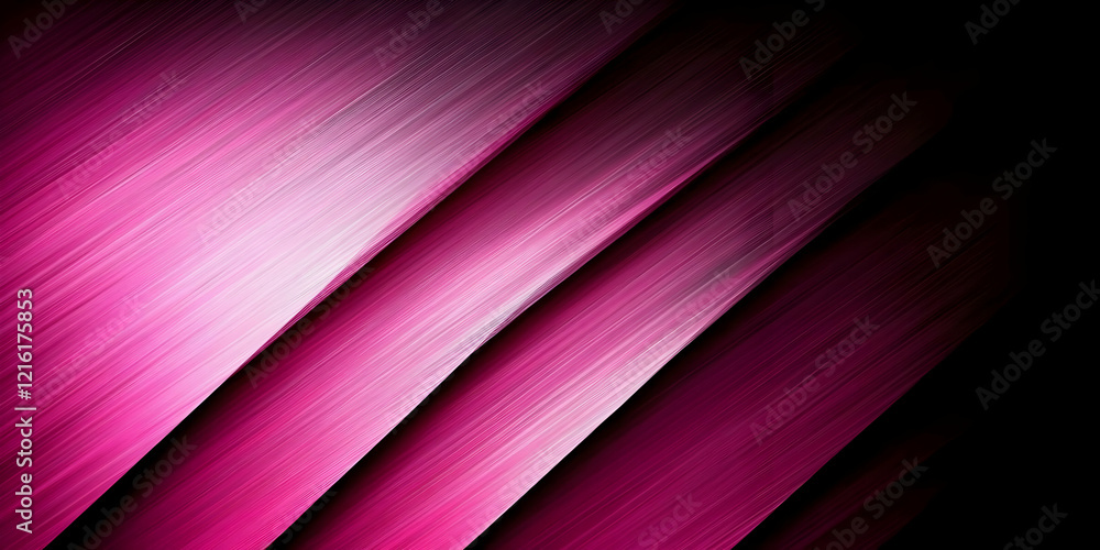 Poster abstract pink diagonal stripes background design with soft light effect and shadows.