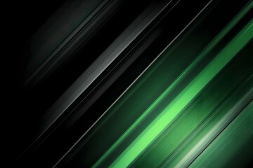 Abstract Background Creates Dynamic Diagonal Green and Gray Lines with a Smooth Finish Diagonally.