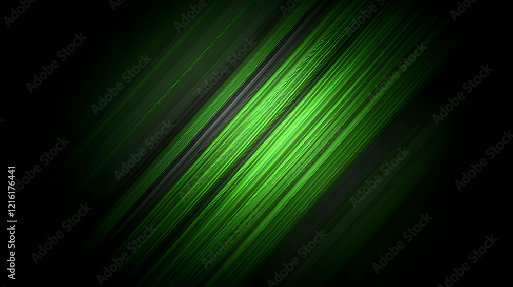 Poster abstract green diagonal lines background creates dynamic visual interest with subtle blur effect