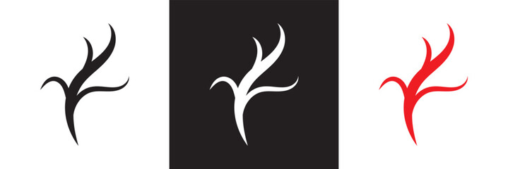 Decorative swirl and spiral icon vector  set. Elegant shapes add a stylish touch to invitations, logos, tattoos, and art projects . isolated on white and black background. vector illustration. EPS 10