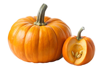 Obraz premium pumpkin clipart image on transparent background