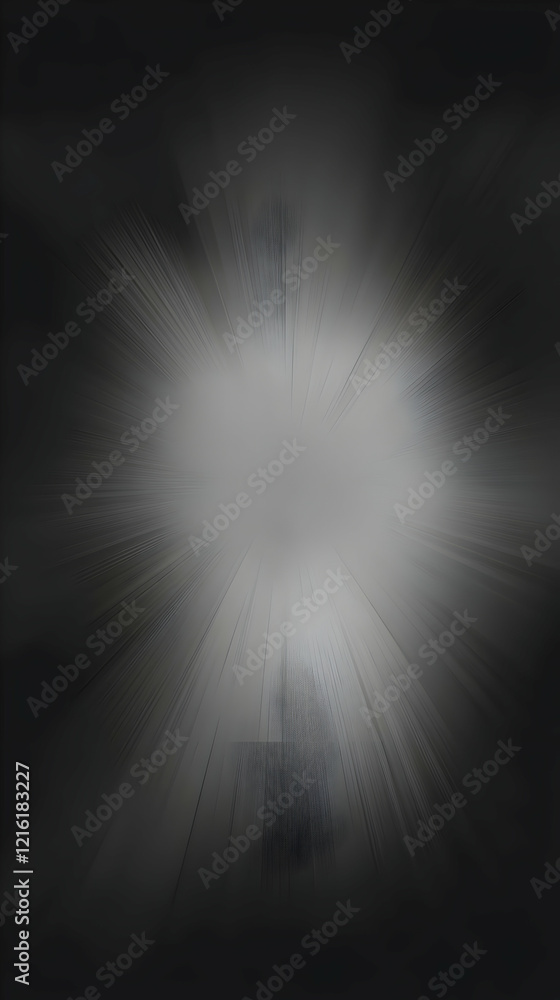 Poster abstract background with radial blur effect creates dynamic visual interest