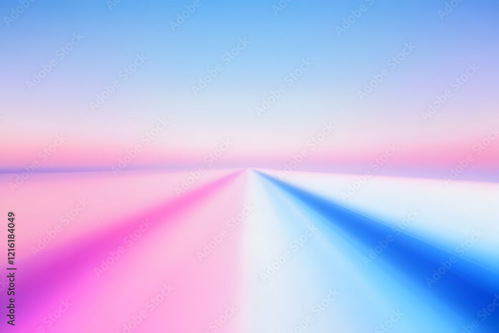 Poster abstract background with pink and blue gradient smoothly blending together softly