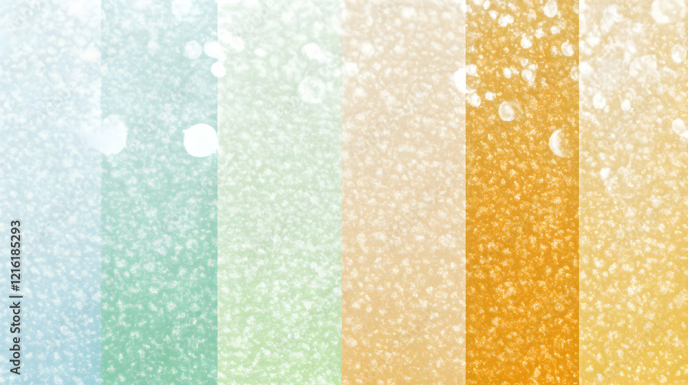 Poster abstract background displays a gradient of pastel colors with subtle bokeh effect beautifully.
