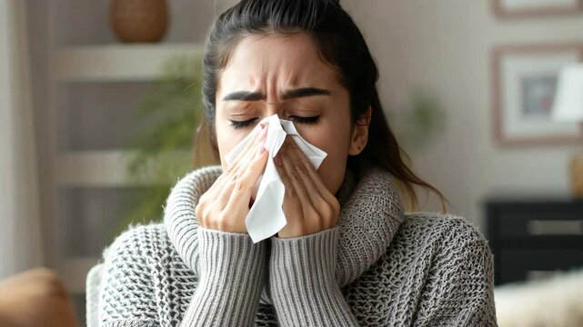 The Woman with Tissue