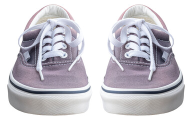 Gray sneakers shoes