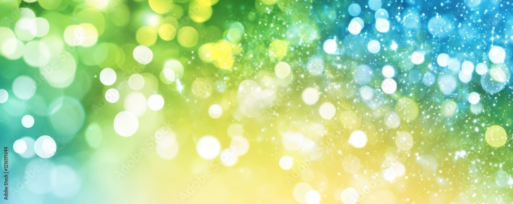 Poster abstract colorful bokeh background: a symphony of light and color