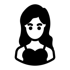 woman married solid icon