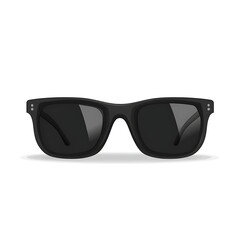 Black sunglasses icon illustration on white background