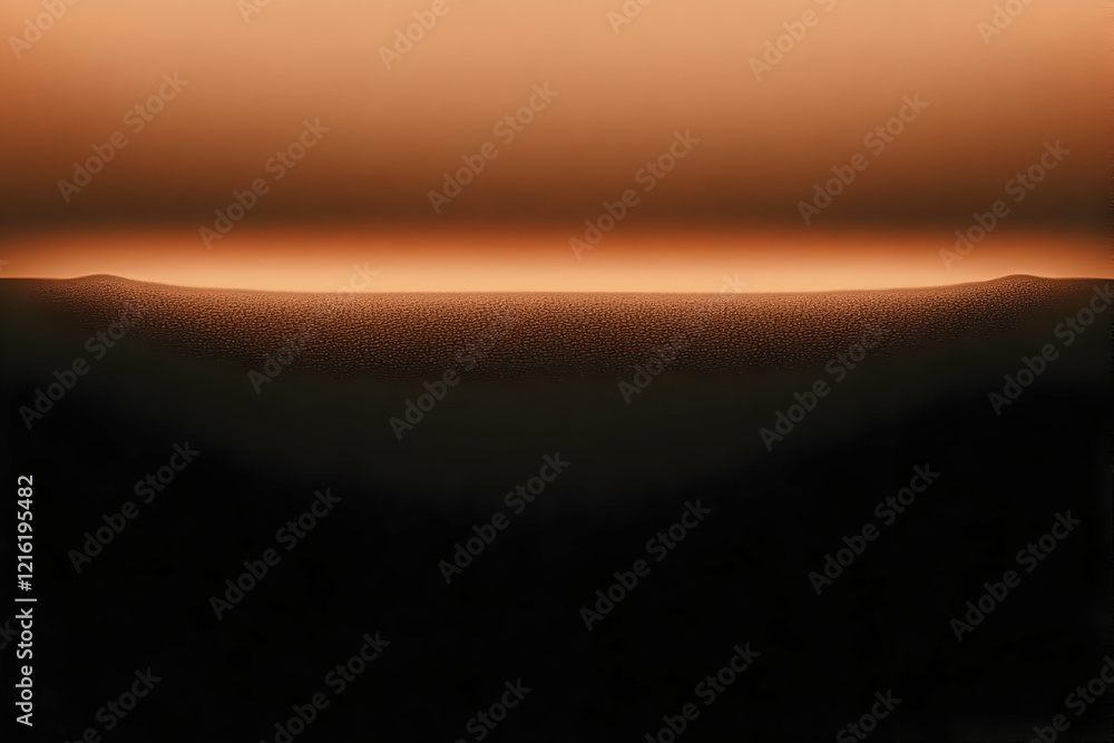 Poster abstract background with textured surface and soft orange glow