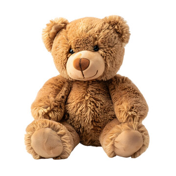 Naklejki Cute teddy bear isolated on transparent background