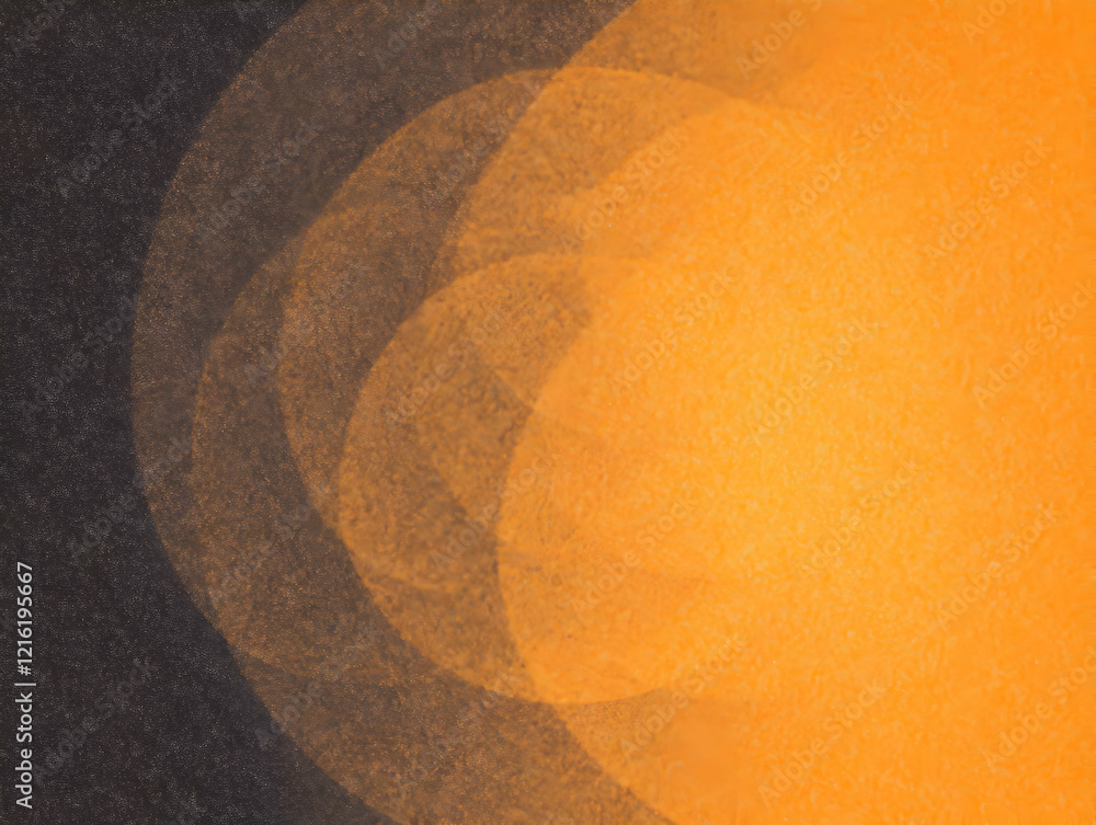 Poster abstract orange and black background creates a soft and dreamy atmosphere with subtle texture and de
