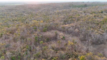 Sumer season ,Buriram Thailand, The park is one of the most beautiful in Thailand.