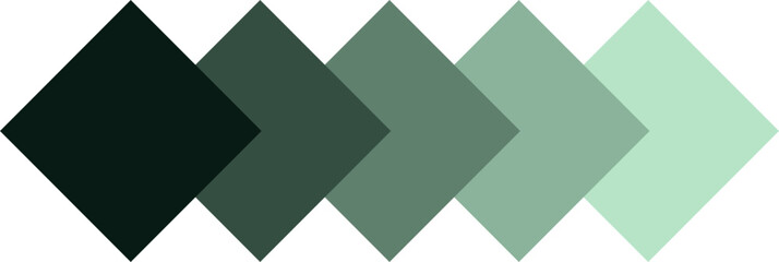 Green Color Palette , Green Swatches