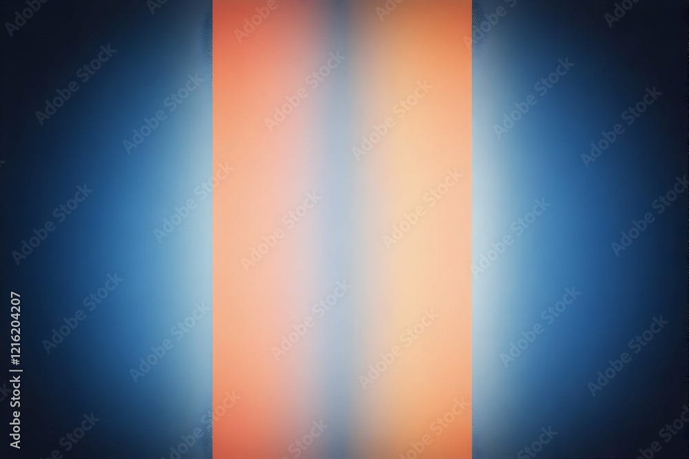 Poster abstract background blends soft orange and blue hues seamlessly with subtle gradient effect for mode