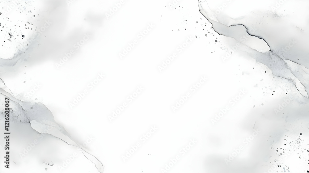 Poster abstract gray and white background with subtle texture and speckles creates airy and dreamy atmosphe