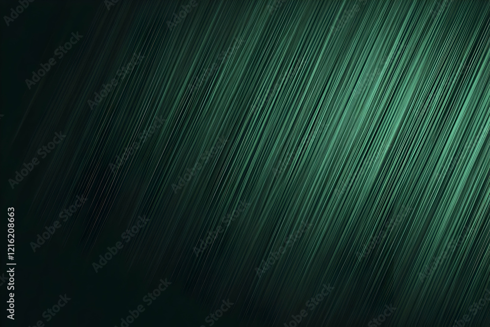 Poster Abstract Background with Diagonal Green Lines Creates Dynamic Visual in Dark Shades, Modern and Stylish.